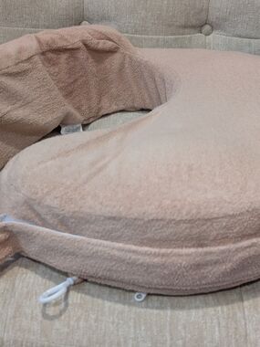 Plush Dusty Rose Pink Brest Friend Ergonomic Nursing/Support Pillow